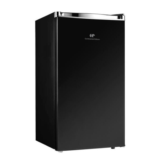 Réfrigérateur table top avec freezer – 90 L – Froid statique – A+ – L 44,5 x H 83,1 cm – Noir CONTINENTAL EDISON CERTT91B8