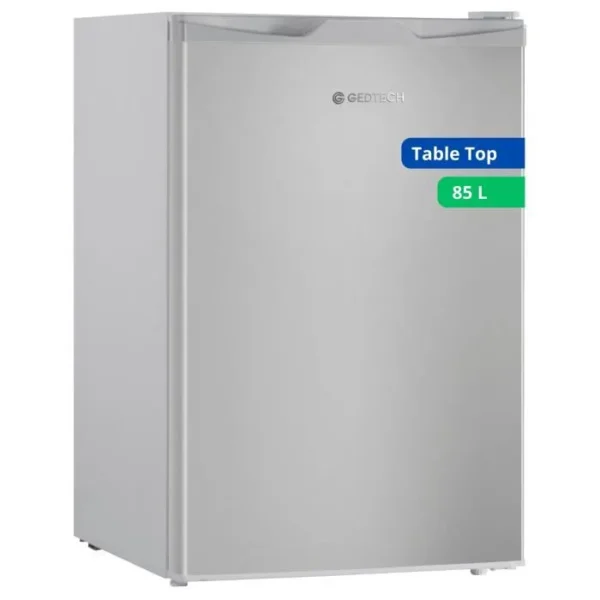 GEDTECH Réfrigerateur Table Top 85L GTOP93SL - Couleur silver