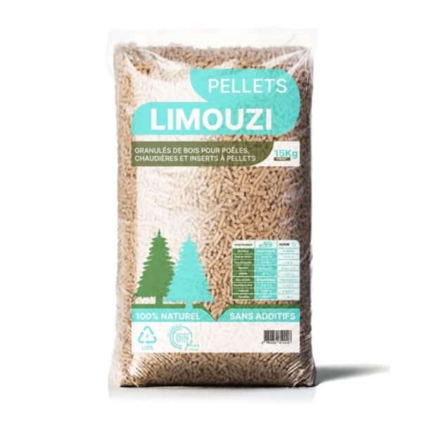 Pellets Limouzi – Palette de 66 sacs de 15 kg